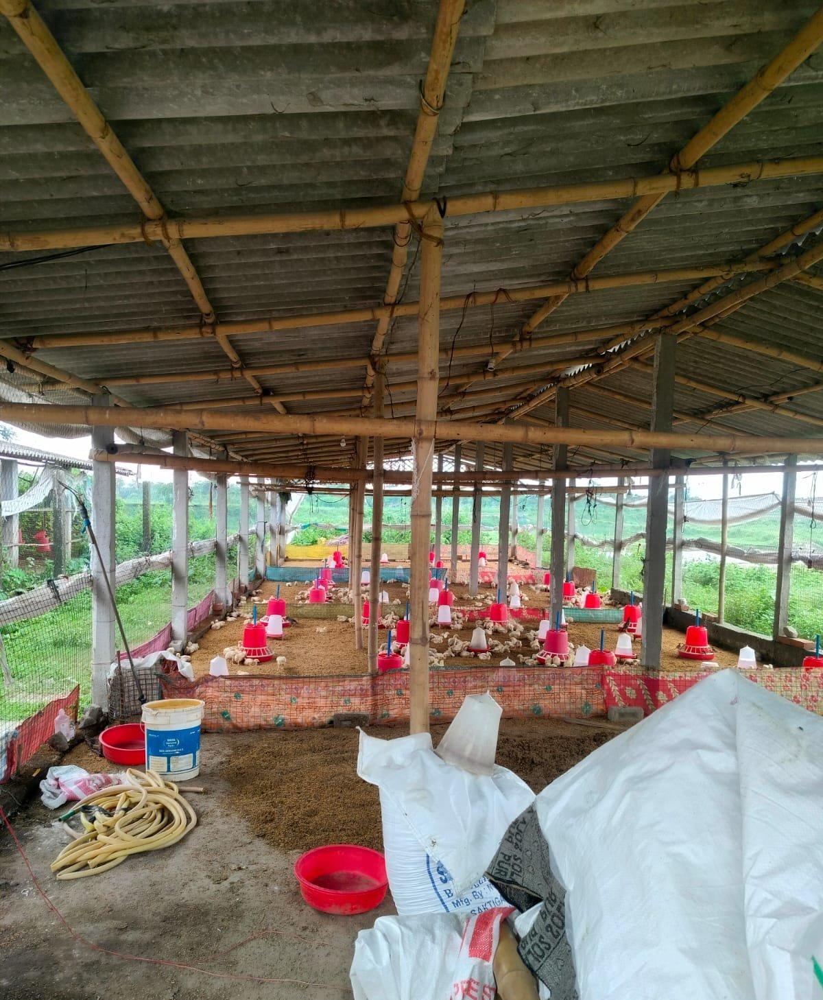 Bio-Secure Poultry Sheds and Organic Feed Units